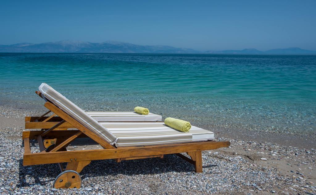 Diamante Beachfront Suites Xylokastro Ngoại thất bức ảnh