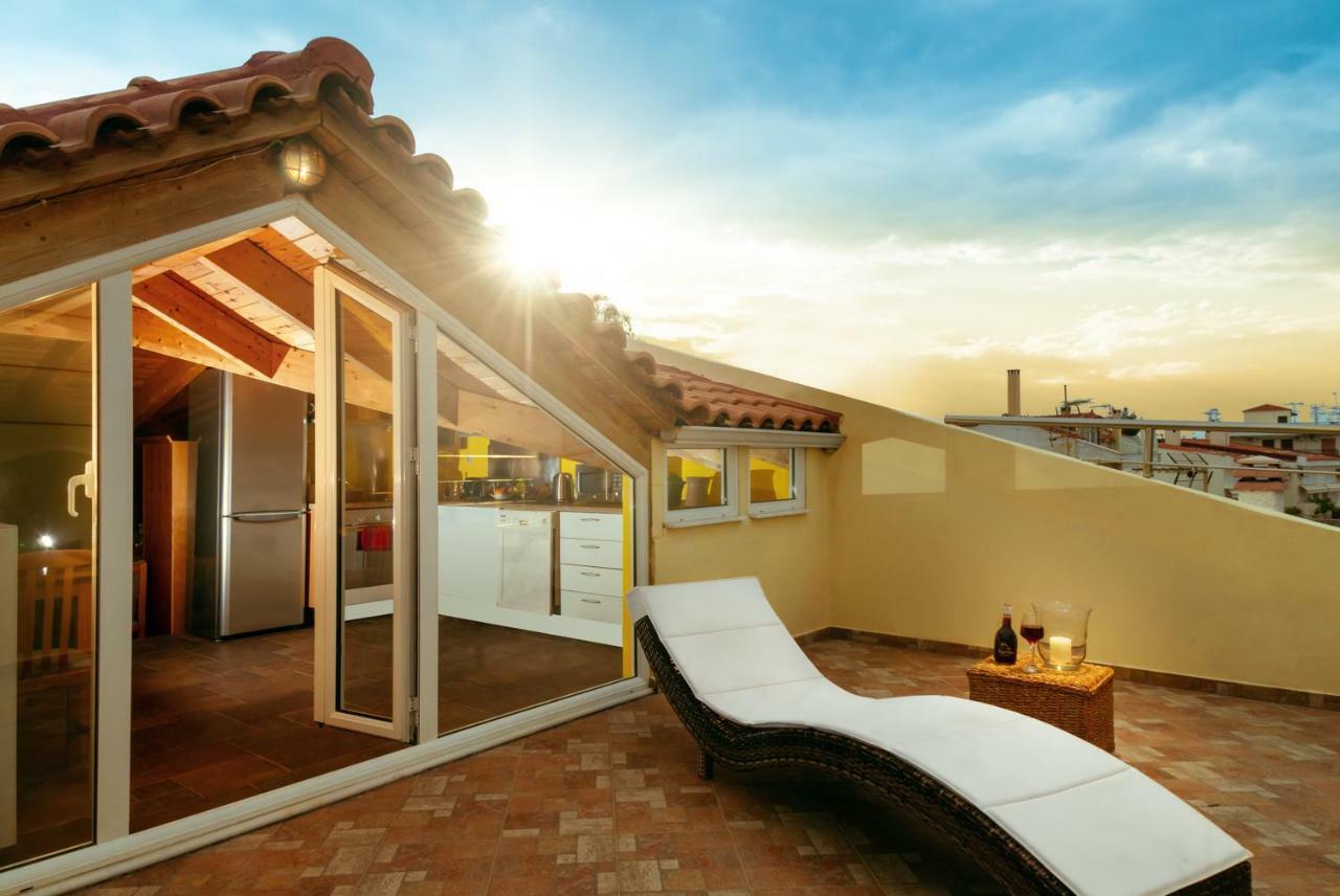 Diamante Beachfront Suites Xylokastro Ngoại thất bức ảnh